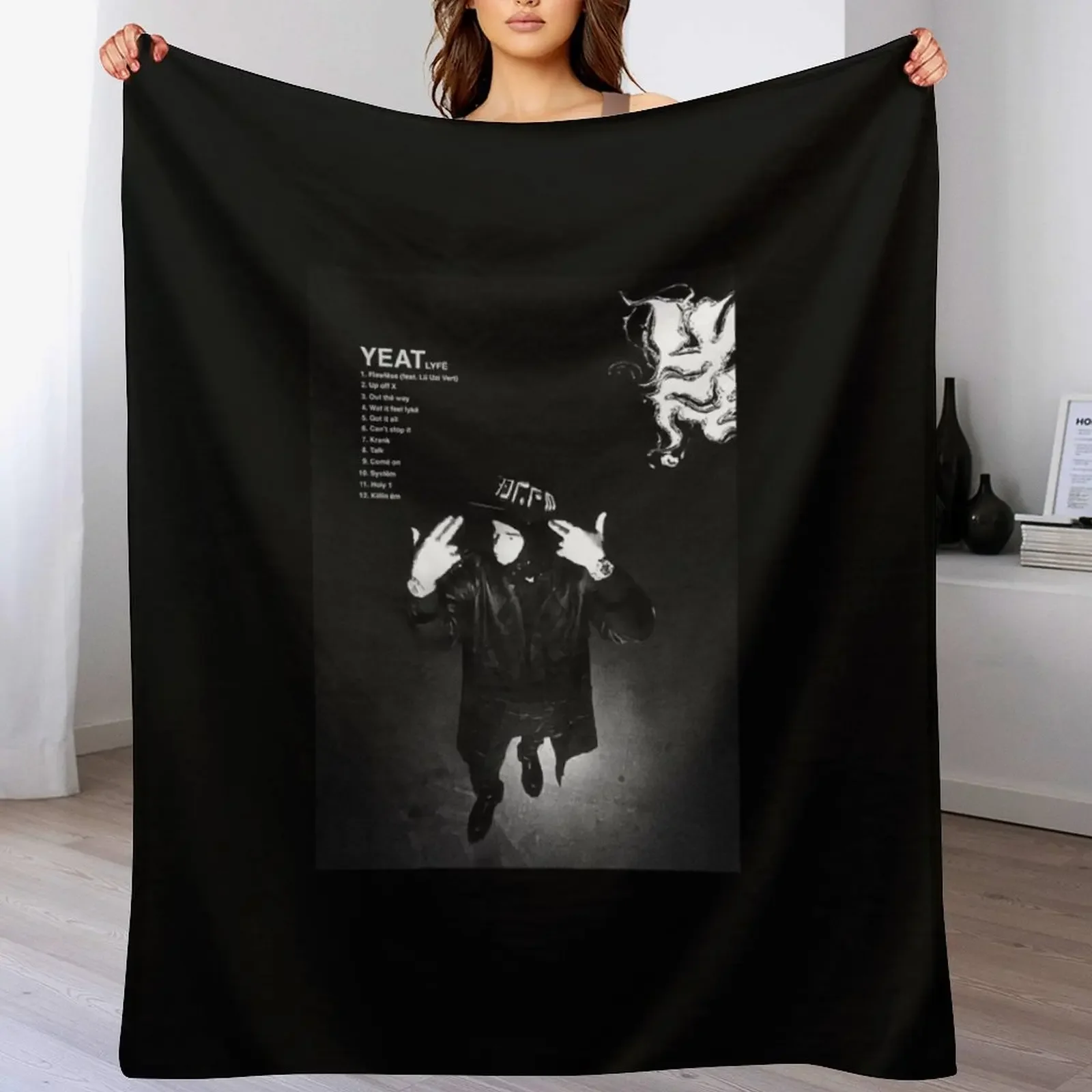 

Yeat Poster Throw Blanket Decoratives Soft Big Bed covers Kid'S Blankets
