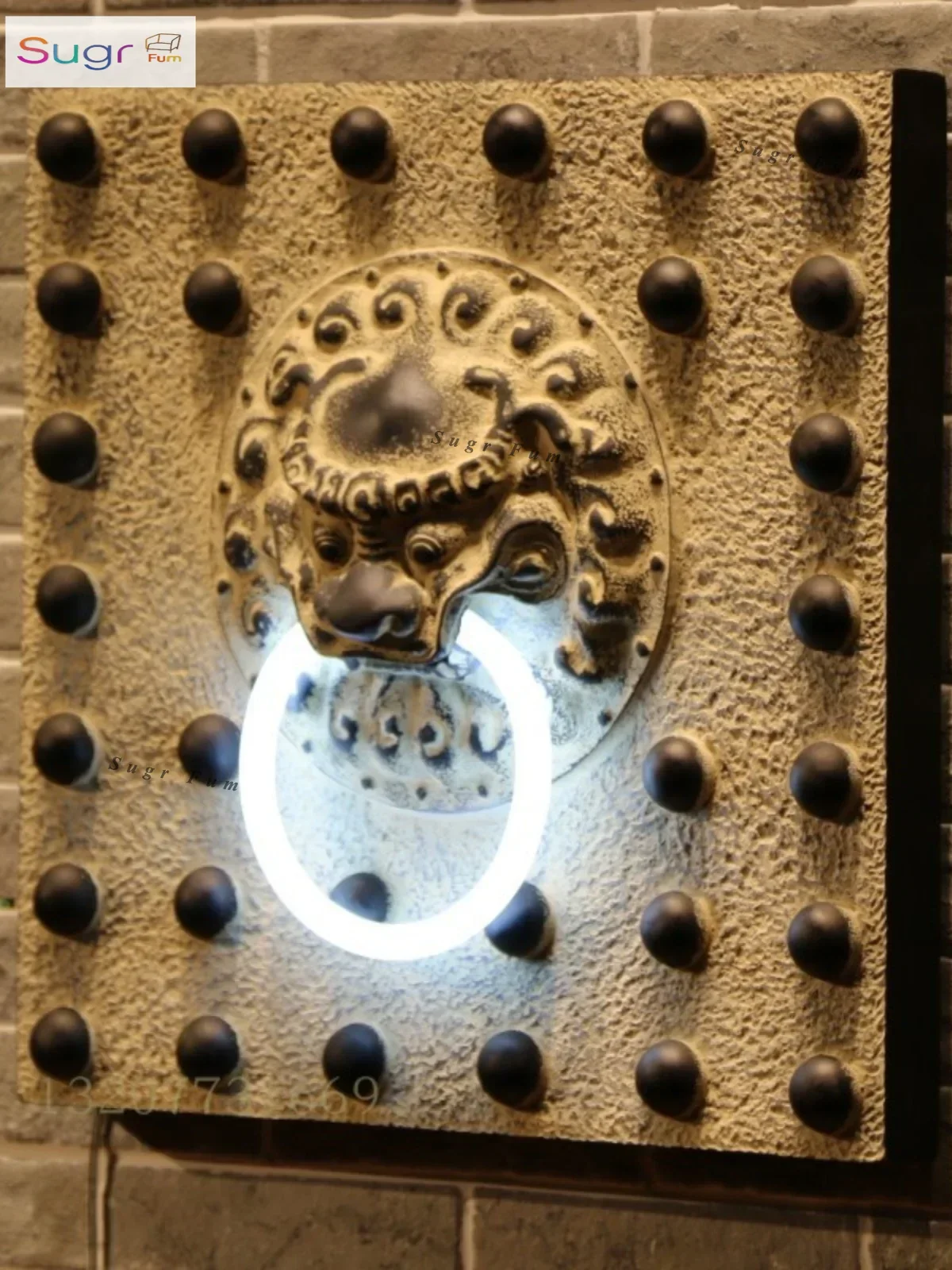 

Уличный китайский тисненый фонарь в стиле ретро, настенный светильник с краном, схема перца в китайском стиле, весенне-осенний настенный светильник, благоприятный дрэг