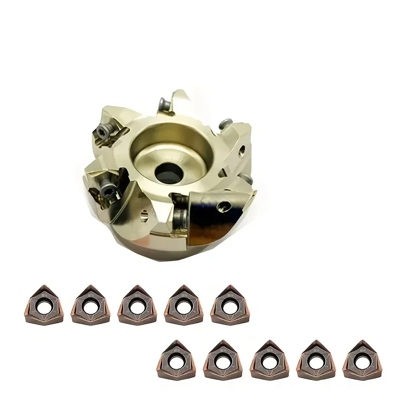 MFWN MFWN900 Double Sided Hexagonal Heavy Milling Cutter Head Inserted With WNMU0806 Matched With BT NT HSK FMB Tool Holder