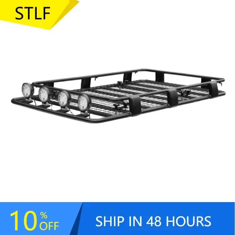 

GlowMart Wholesale Roof Rack Basket Cargo Roof Rack with Lights Exterior Accessories Original Truck Roof Racks