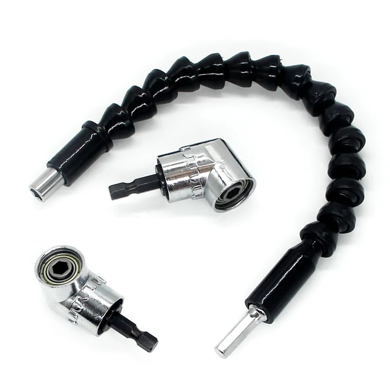 Ângulo Screw Driver Socket Holder Adapter Bits Ajustáveis Bicos para Chave de Fenda Chave de Fenda Direita 105 Graus