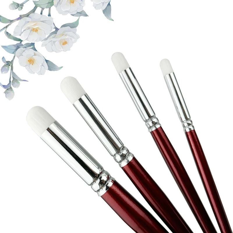 

4 шт., набор миниатюрных кистей для сухой живописи, профессиональные моделиеры, миниатюрные кисти для рисования фигурок