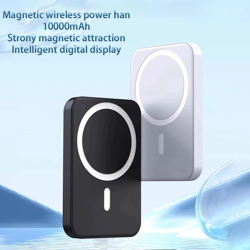 

Xiaomi Mini Magnetic 10000mAh Power Bank Wireless Portable Battery Magsafe Super Fast Charge for IPhone Lenovo Samsung Huawei