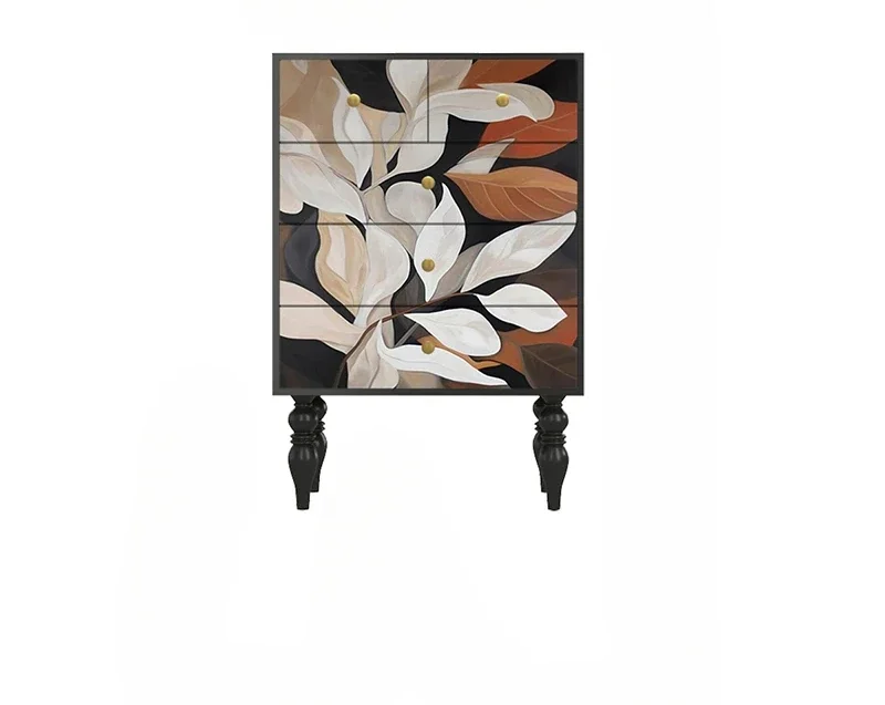 

French Retro Style Bedroom Storage Decoration Living Room Wall Aisle Hallway Solid Wood Goblet