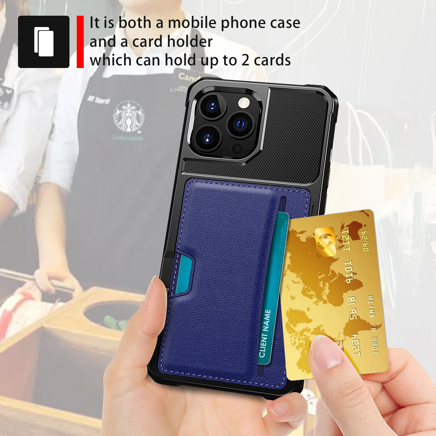 Magnetische Shockproof Leather Case Voor Iphone 7 8 Plus X Xr 11 12 13 Mini 14 Pro Max Met Card houder