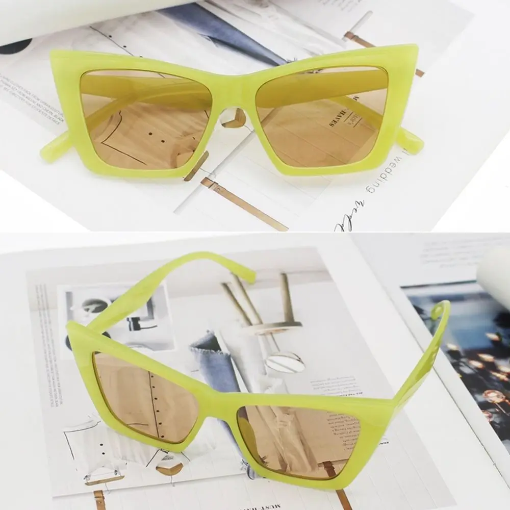 UV400 Protection Cat Eye Sunglasses Fashion Y2K Oversized Square Sun Glasses Shades for Beach Vacation for Women & Men