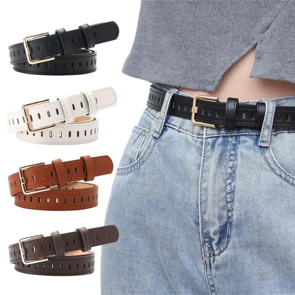 

Женский ремень с пряжкой, ремни из натуральной кожи для джинсов, натуральная кожа, коровья кожа, высококачественный однотонный женский ремень 105 см