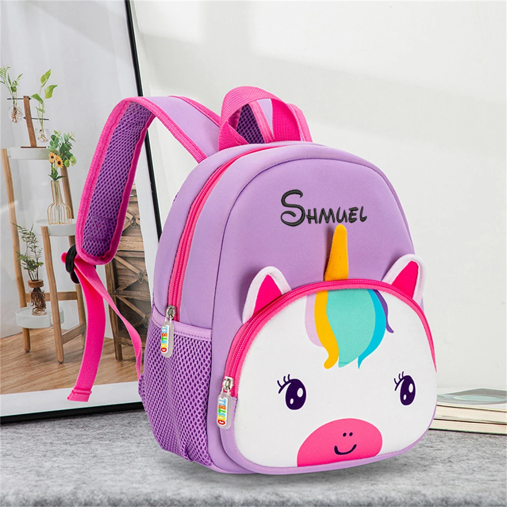 

Cute Kids Kindergarten Backpack Oxford Backpack Personalized Name Boys Girls Travel Lightweight Snackbag Outdoor Small Backpacks