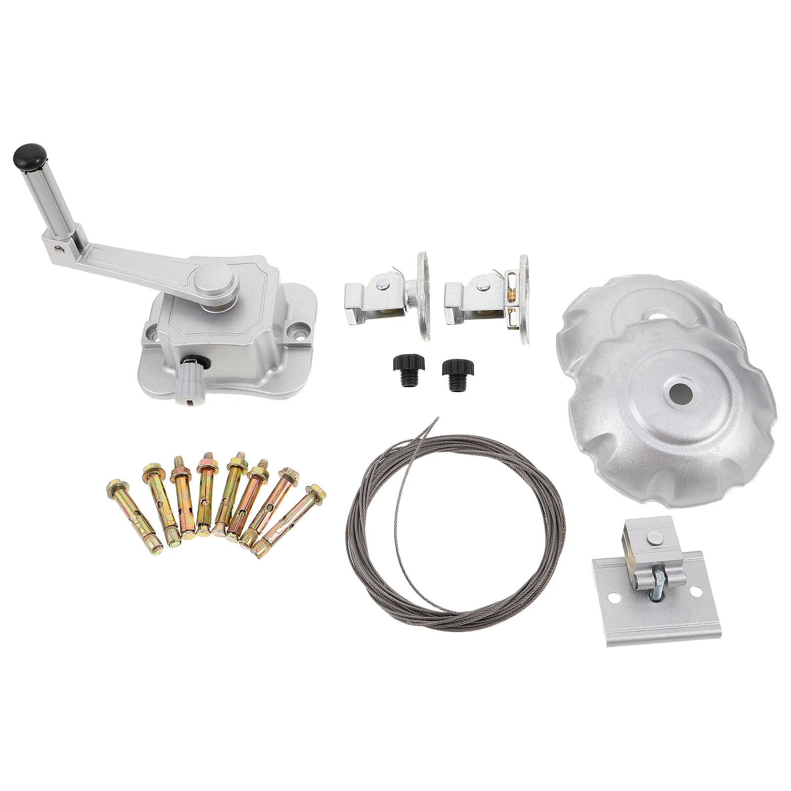 

1Set Ceiling Pulley Dryer Hand Crank Aluminum Alloy Retractable Clothes Drying Rack Space Saving Balcony Laundry Accessories