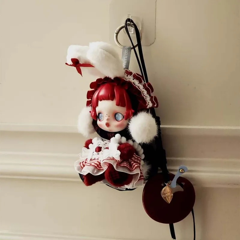 Cocok Untuk Pakaian Boneka 13-15 Cm Pakaian Skullpanda Kelinci Merah Generasi Kedua Dan Setelan Kelinci Telinga Jatuh Tanpa Boneka