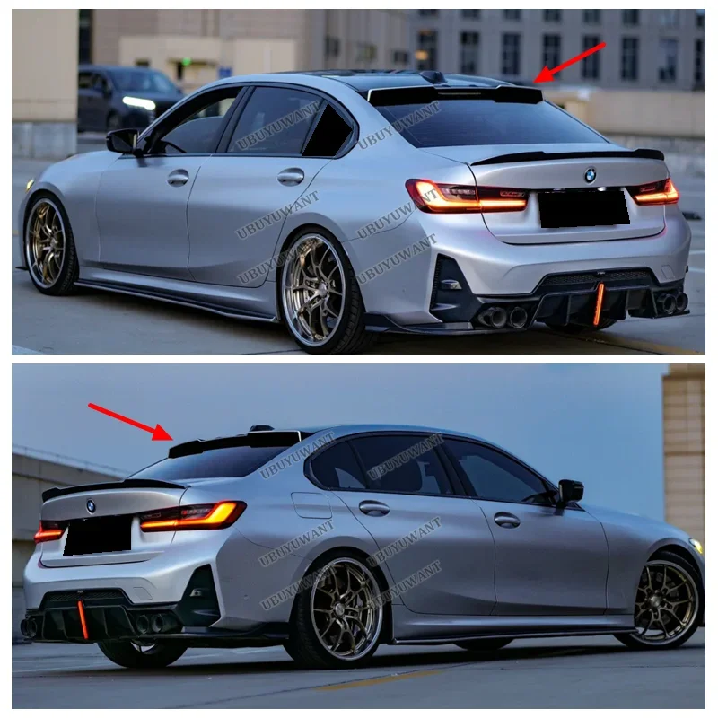For BMW 3 Series G20 G80 M3 320i 320i 2020-2022 Carbon Fiber Rear Trunk Spoiler Car Wing