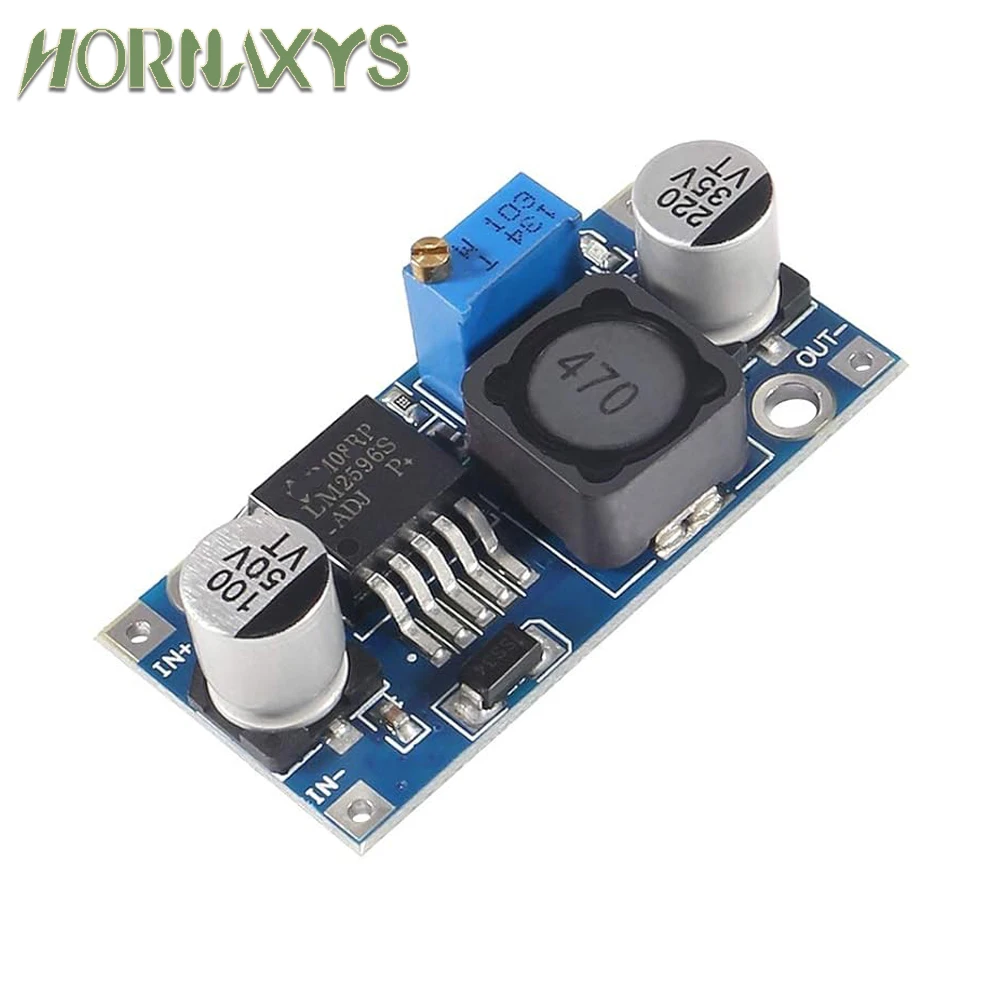 1-10pcs LM2596 DC-DC Step-down Power Supply Module 3A Adjustable Step-down Module LM2596S Voltage Regulator 24V 12V 5V 3V