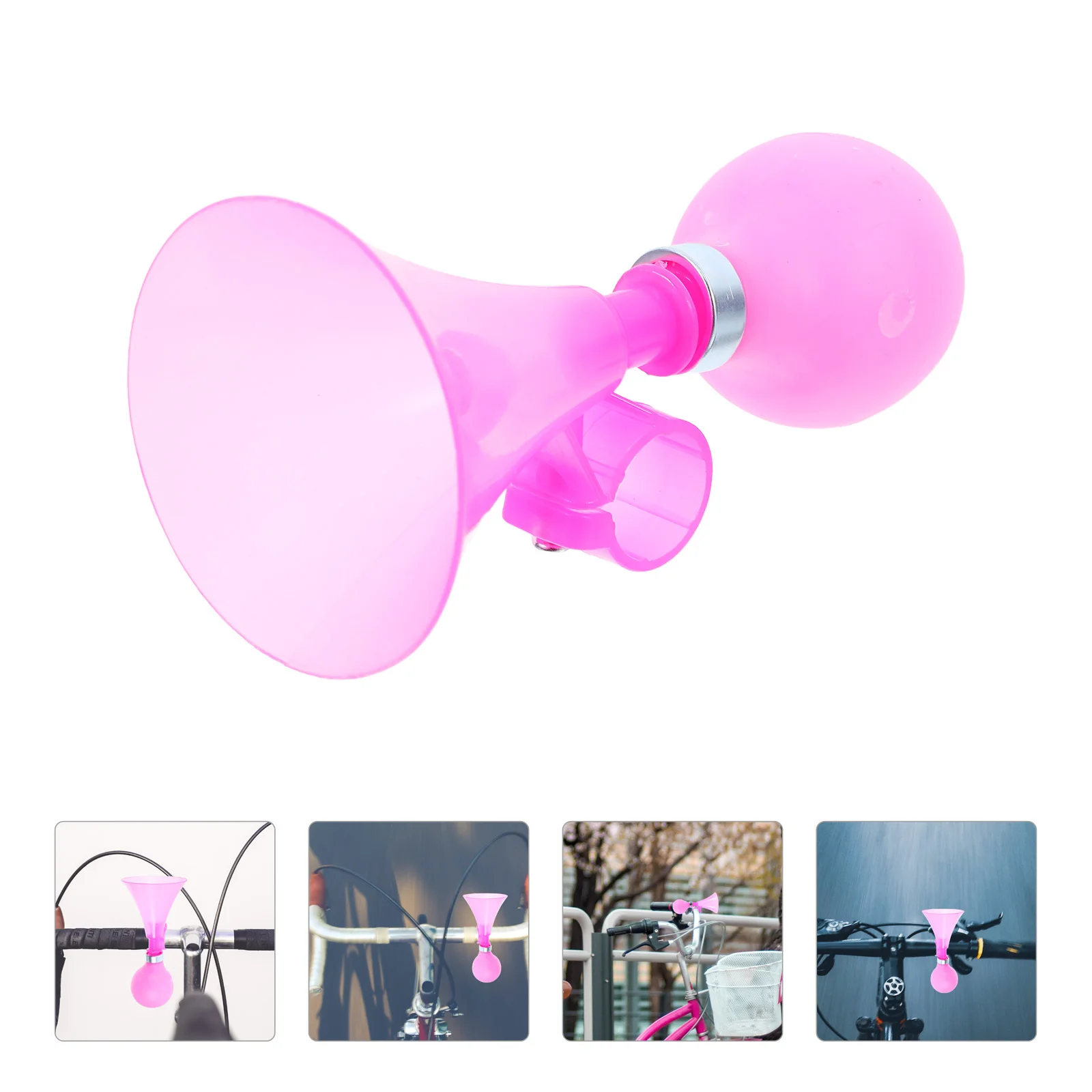 

1pcs Air For Bike Pink Loud Bugle Bicycle Scooter Accessories Pink For Bike Mini Air Horn Motorcycle Horn Parts