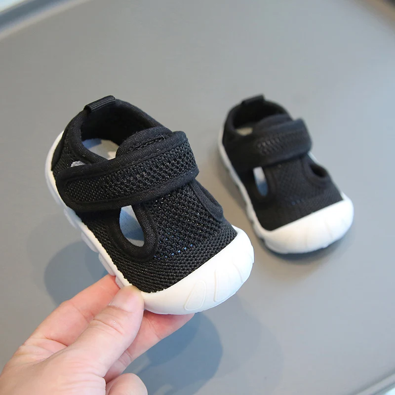 幼児男の子女の子メッシュ通気性サマーサンダル滑り止めベビーシューズ0-3Yユニセックスキッズ軽量ファーストシューズプレウォーカー