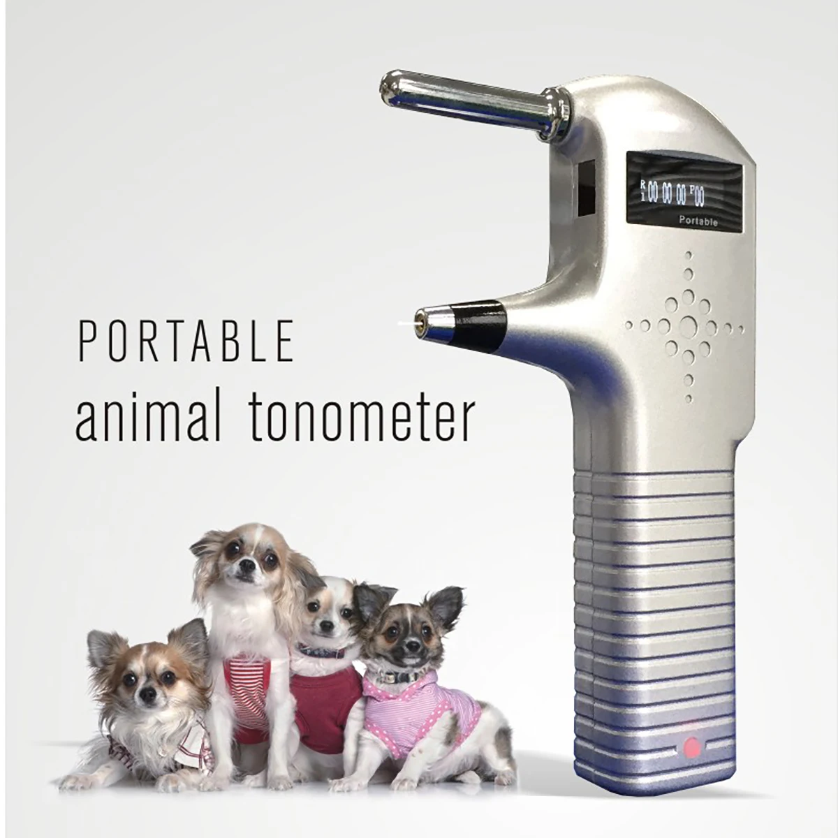 animal rebound tonometer for measurement of animal intraocular pressure handheld tonometer veterinary instrument