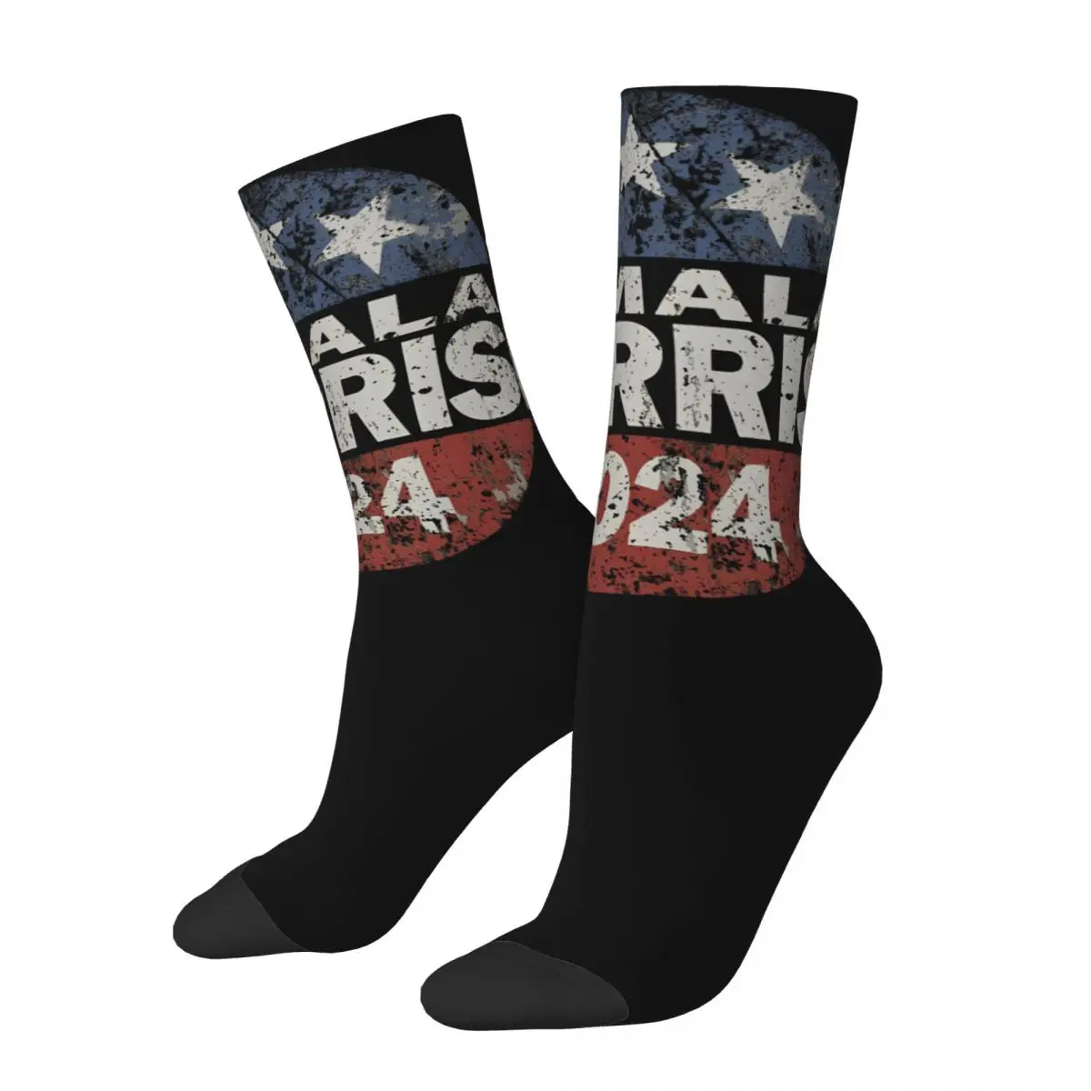 Casual Women Men Vintage Kamala Harris 2024 Election Socks Joe Biden Merch Football Socks Soft Wonderful Gifts