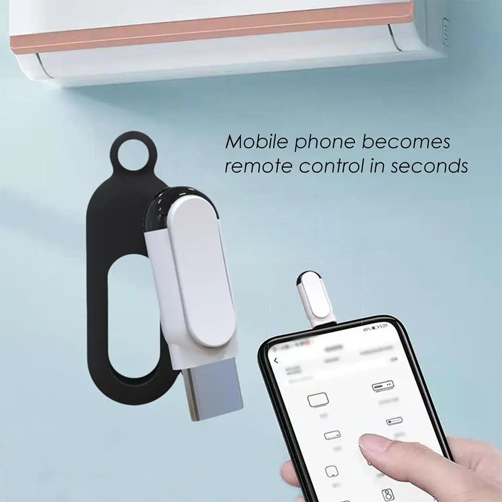 Adaptador inalámbrico de dispositivos infrarrojos, dispositivo con interfaz tipo C/Micro Usb, aplicación inteligente, Control remoto para teléfono móvil