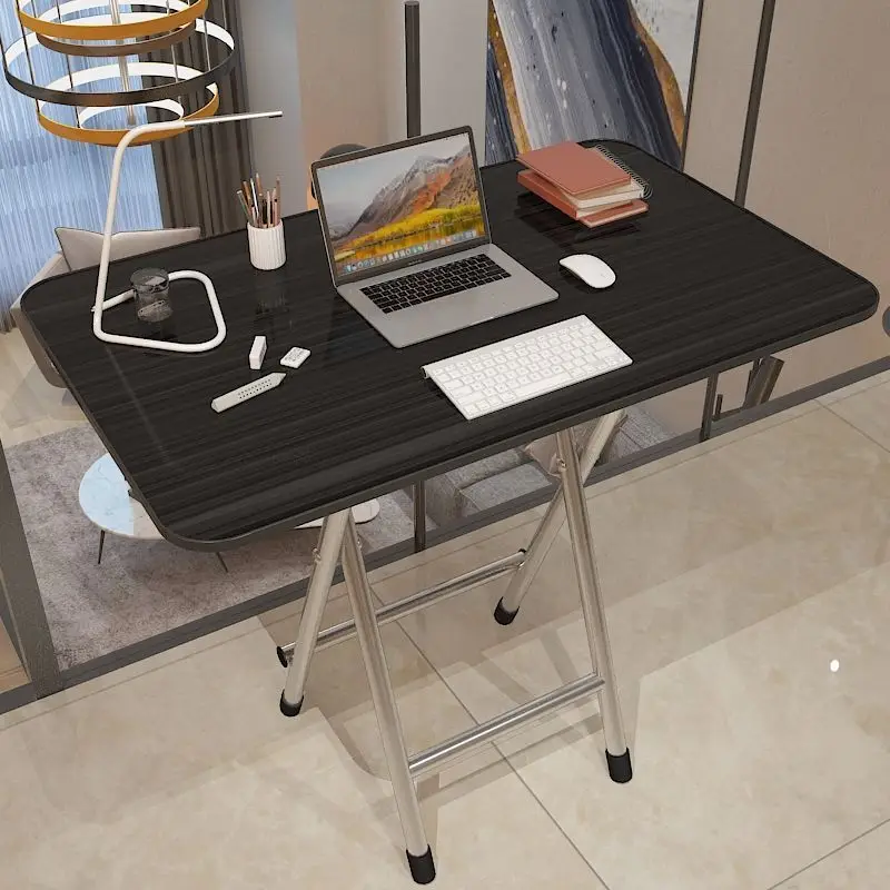 Simple household rectangular folding table rental dormitory portable dining table outdoor stall table