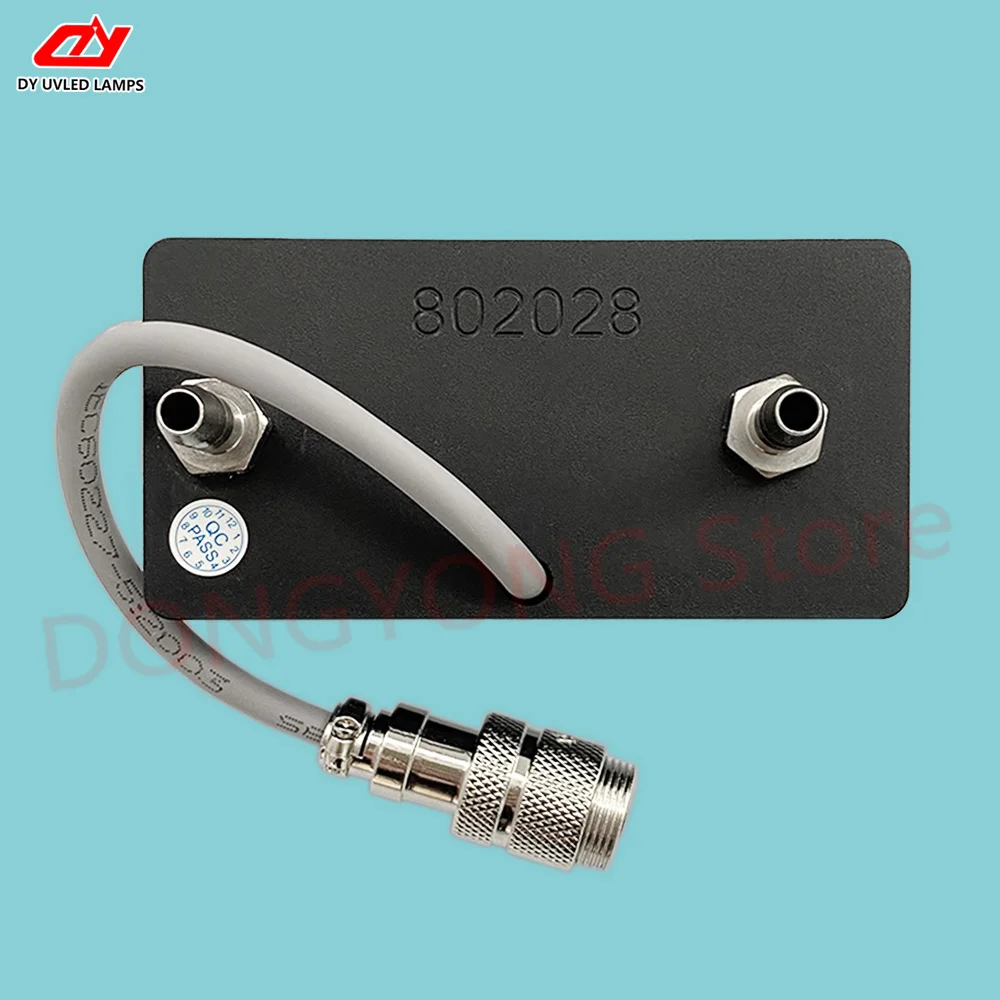 196W Water Cooled LED UV Curing Lamp 8020 Irradiation Area Full Set For 100mm Bidirectional Flatbed Printer