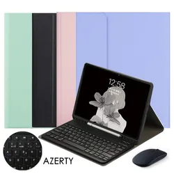 Clavier Azerty Keyboard Case for iPad 5 6 Gen Russian Spanish Keyboard Cover Coque for iPad Air Air 2 9.7 Case 2017 2018 A1893
