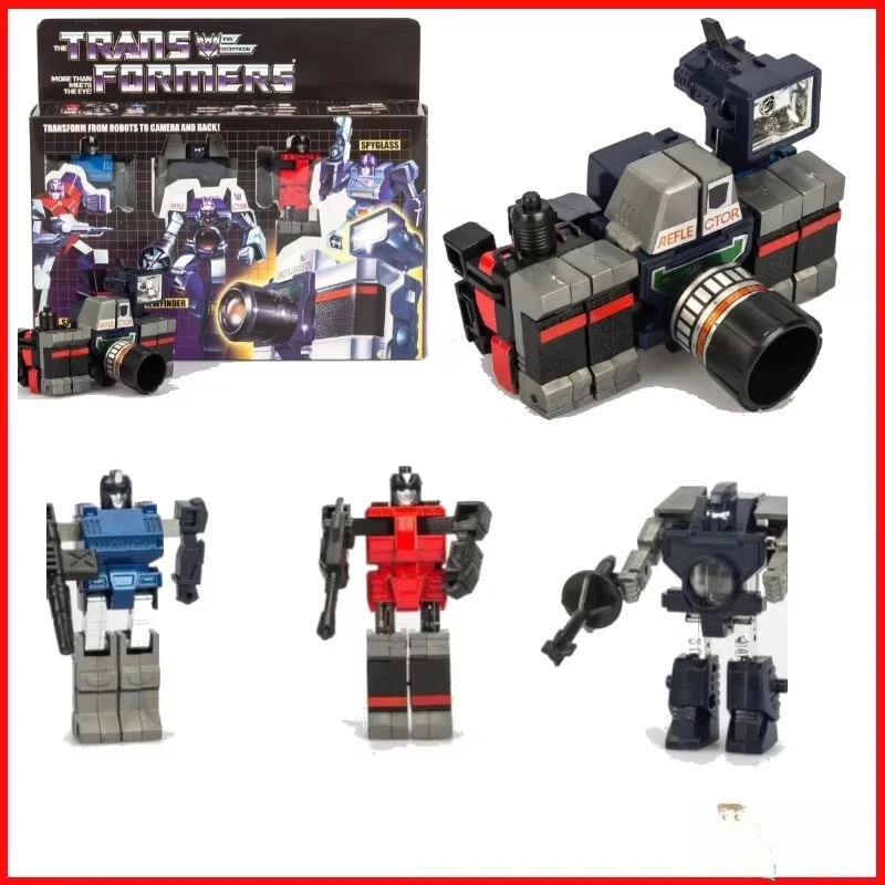 In Stock  Toys US Version G1 84-86 KO Camera Three Brothers Model Robot Collection Action Figure Toy Gift Hobby