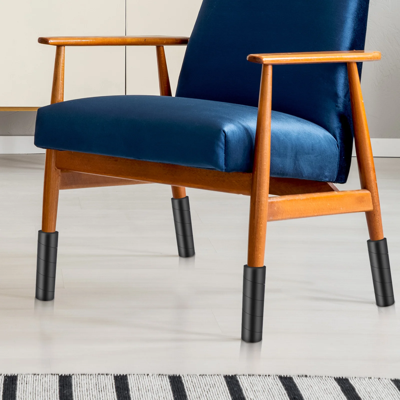 

4 pcs Frame Protectors Thick Epdm Rubber Cushions For Furniture Legs Easy Install Bed Leg Pads Stub Toe Furniture Frame Toe