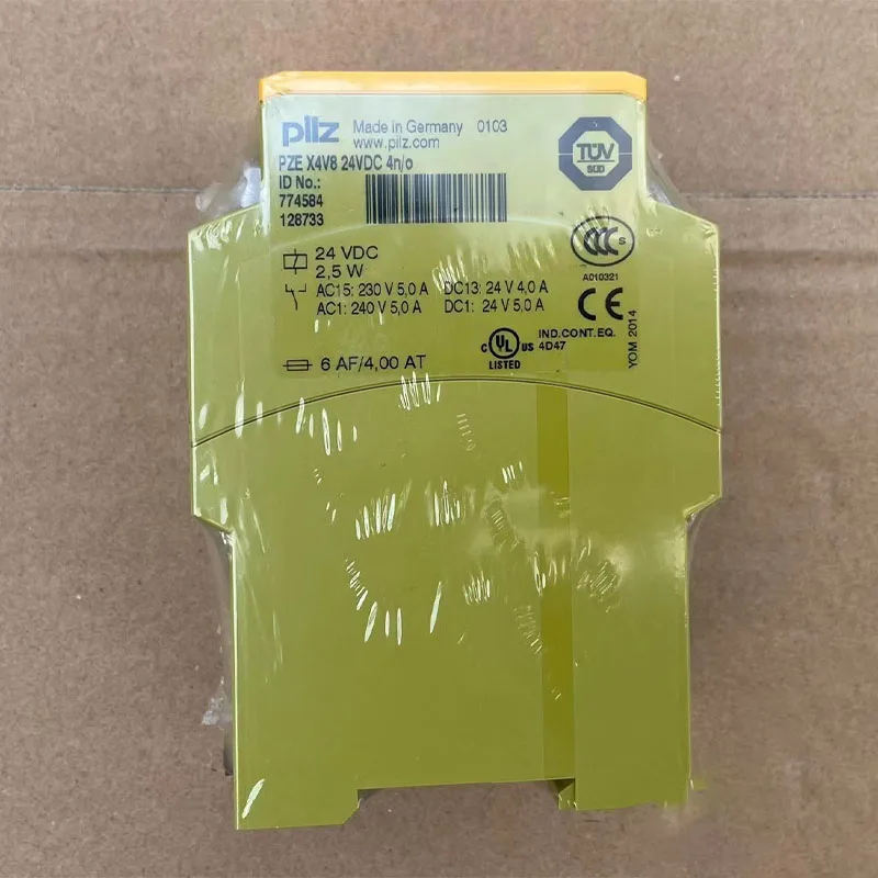 

Pilz774584 Совершенно новый 774584 для Pilz PZE X4V 8/24 В постоянного тока 4n/o модуль управления входом реле