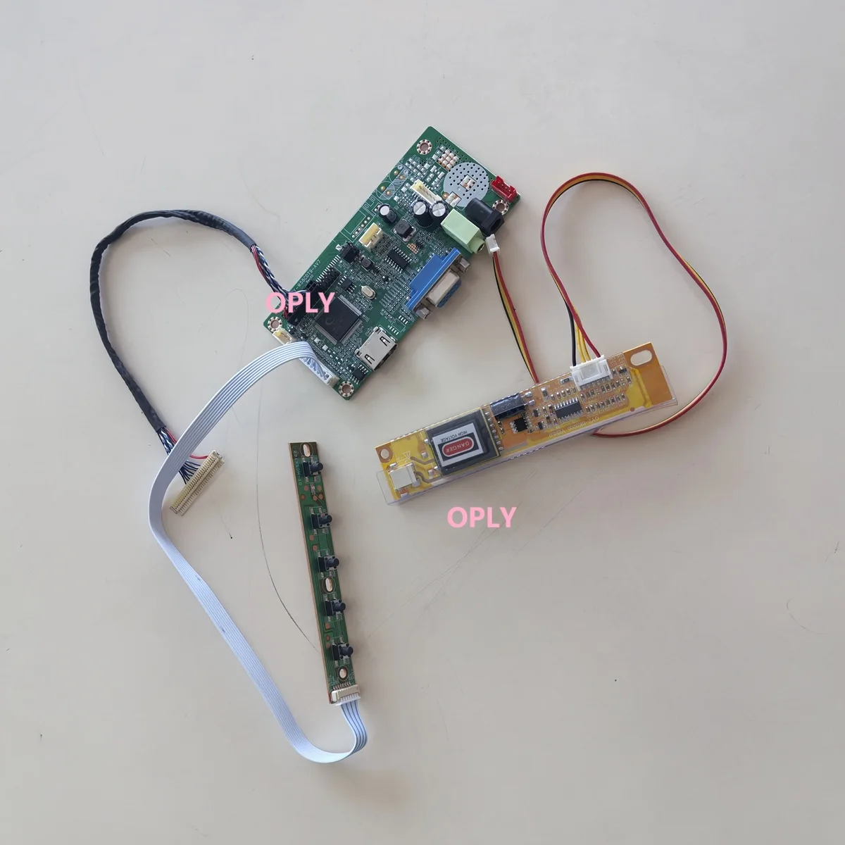 Controller board Audio HDMI-Compatible VGA Kit for LP154WX4-TLE2 LP154WX4 LP154WX5 LTD133EX2X 1280x800 Panel LED LCD Screen DIY