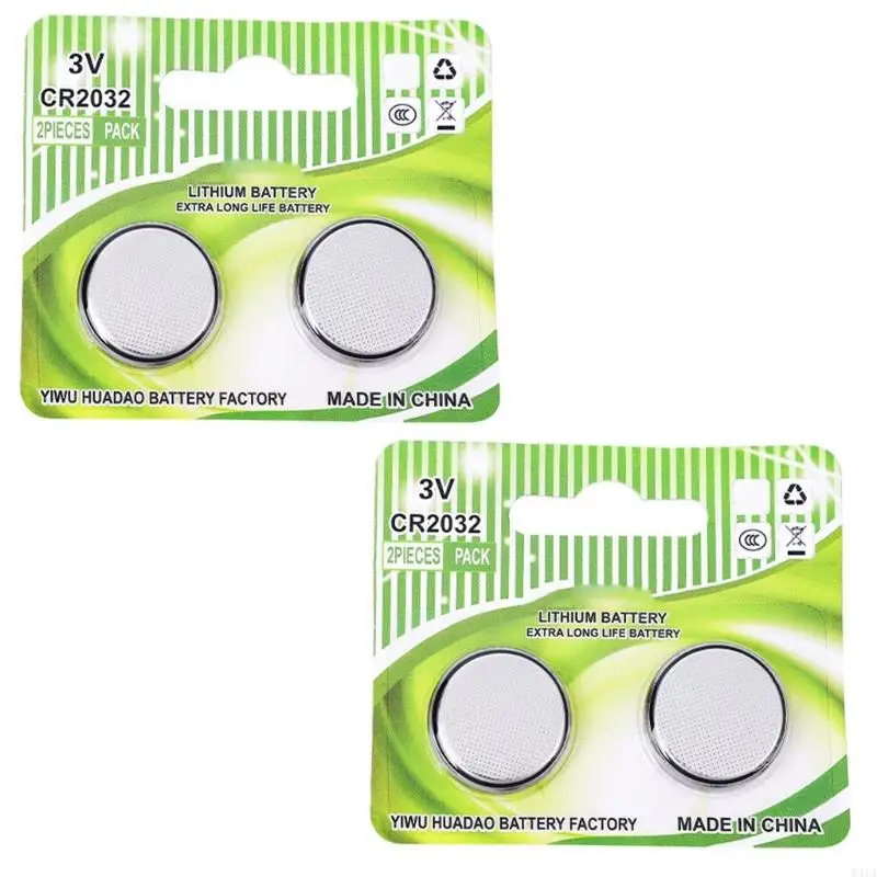 W91A CR2032 3V Batterie a pulsante litio per tasto auto giocattolo CR2032 batterie