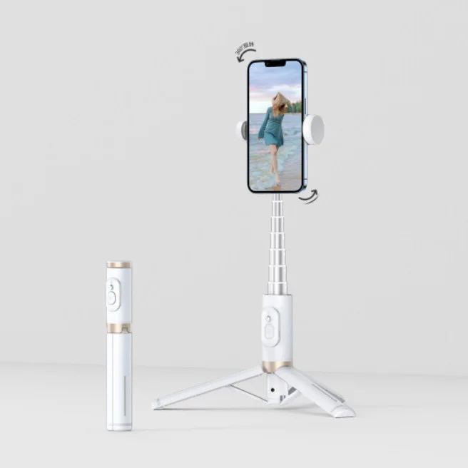 Selfie stick tripod photo live broadcast stand all-in-one multi-functional portable supplementary light Bluetooth remote control