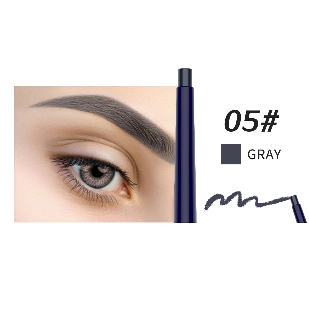 1~4PCS Color Natural Long Lasting Not Blooming Eyebrow Pencil Waterproof Sweatproof No Fading Rotary Eyebrow Pen Makeup TSLM1