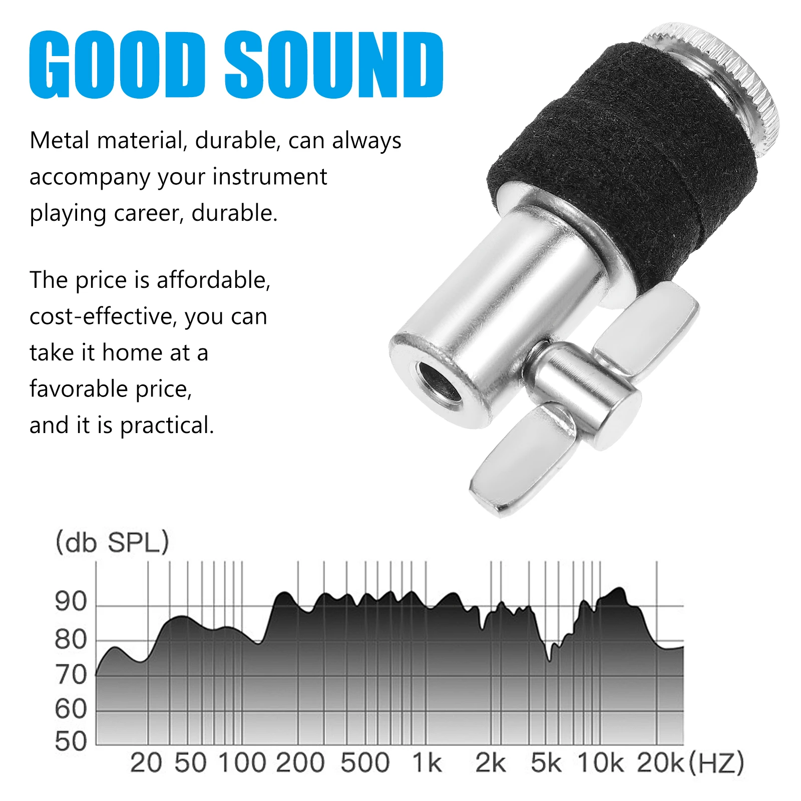 

Affordable -Hat Clutch 6mm Adjustable Jazz Drum Parts Metal Easy Installation Wide Application Accessories
