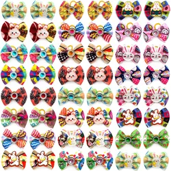 50/100PCS Easter Pet Dog Cat Hair Bows Cute Rabbit Style Bows Small Puppy Dog Hair Bows Small Dog Hair Accessories Pet Products