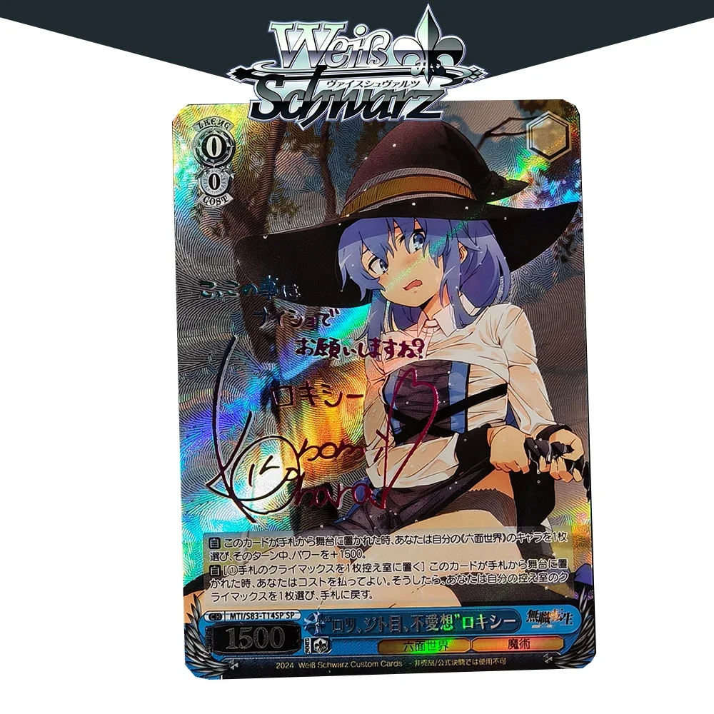 

BLBU WS Card WS Witch Sexy Game Signature Card Diy Anime Collectible Cards Magician SP SR Color flash Signature card Toy