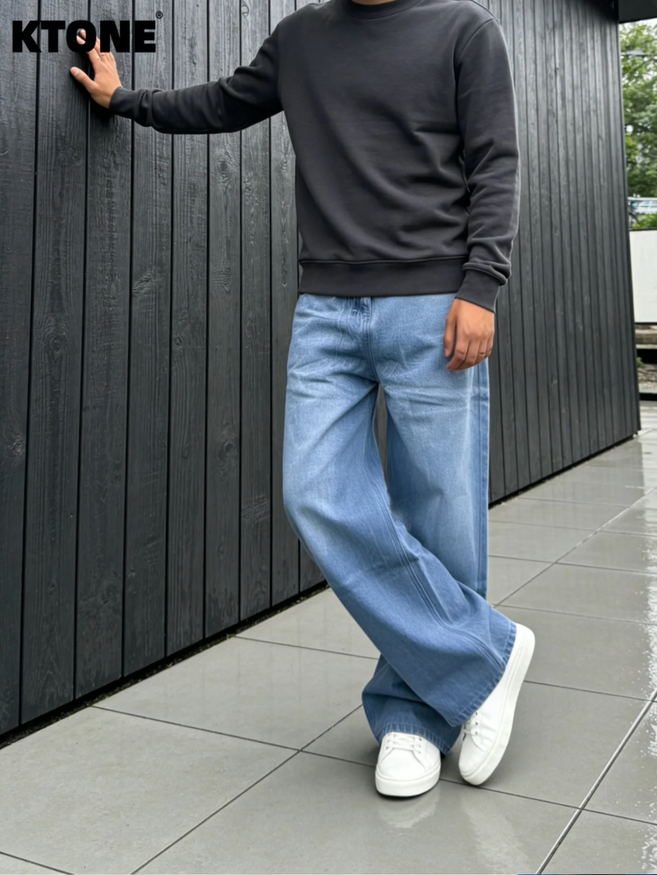 

Men's Wide-leg Pants All-season Wear No Accessories Included