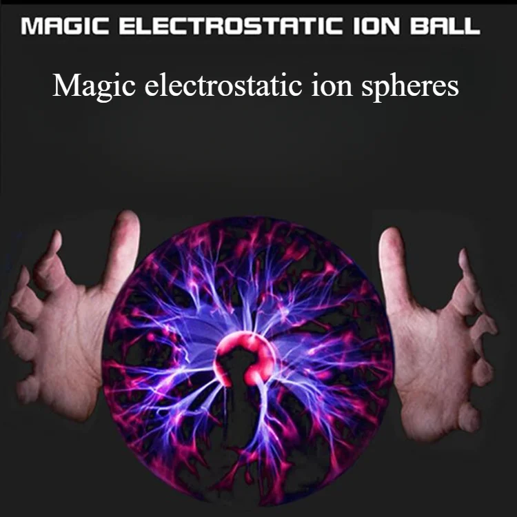 

Touch Sensitive Glowing Crystal Ball Light Usb Magic Electrostatic Ion Ball Lightning Ball Atmosphere Night Light