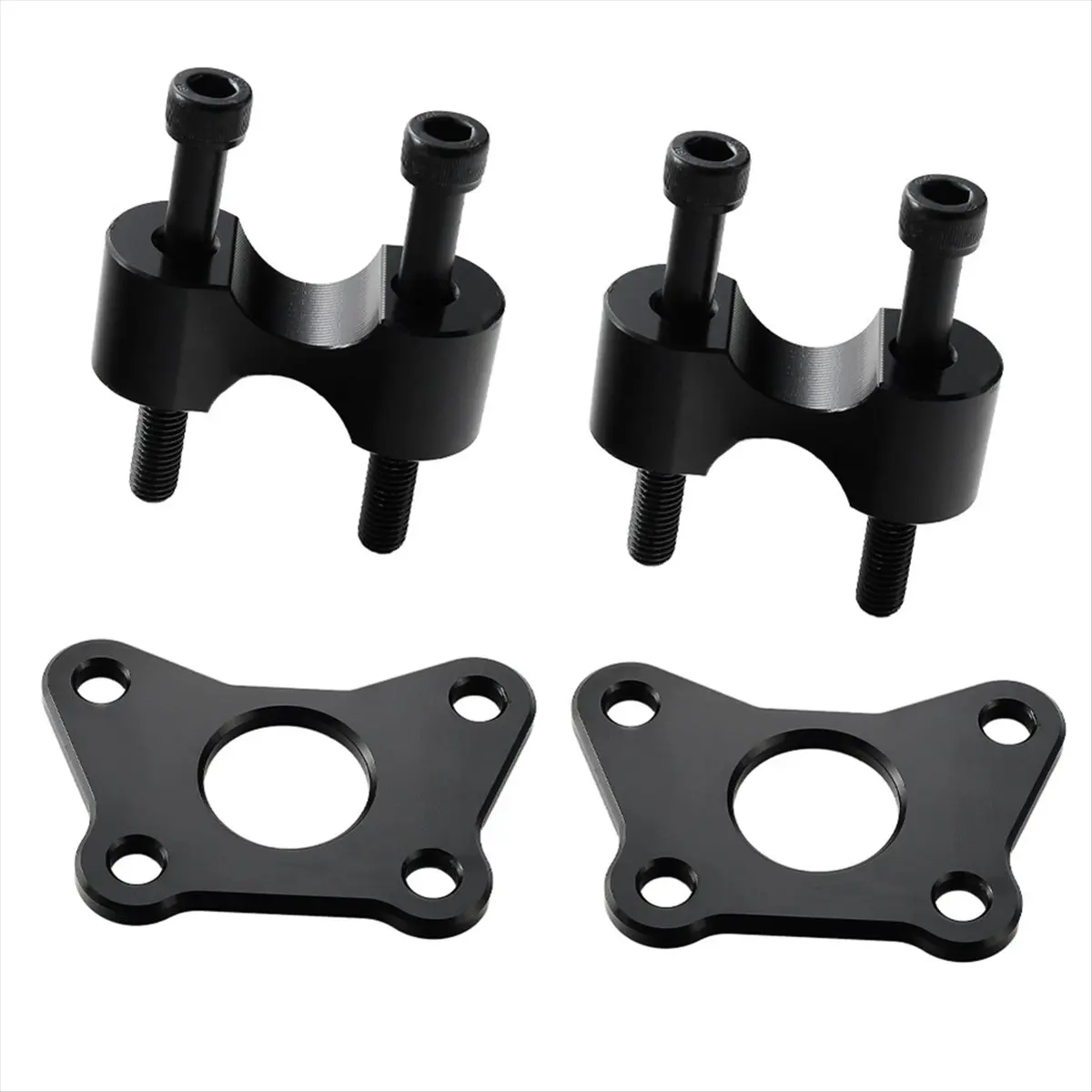 #94R Automotive Parts & Accessories,Handlebar Riser for Can Am Spyder, Handle Bar Riser Extension Kit (Black)