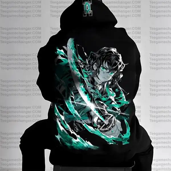 شيطان القاتل كيميتسو نو يابا رجل هوديي 100 القطن للجنسين البلوز مقنعين البلوز شتاء دافئ مريح فضفاض صالح عادية #2