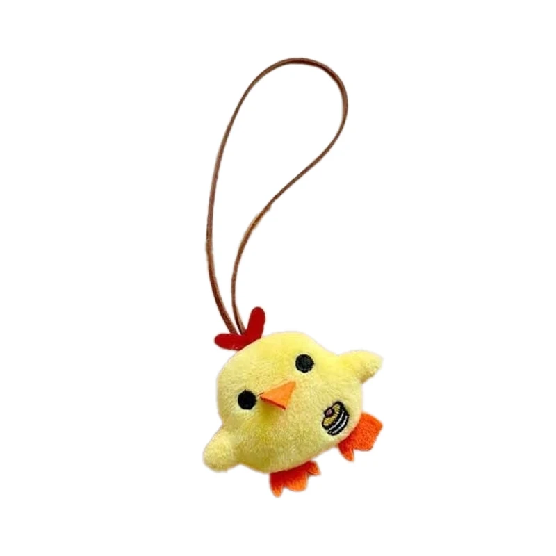Мультяшный цыпленок, детский подвесной ярлык с именем от потери, Детская бирка с именем, брелок, сумка, подвесные украшения, аксессуары, подарки