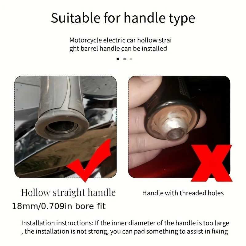 Motorrad-Lenkerendstopfen, Lenkerkappen, Slider für Motorräder, passend für Honda, Yamaha, KTM, Dirt Bike Zubehör – Detail 5