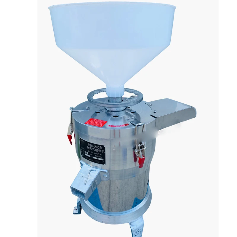 2.5kw 220v 2800r/min 80 kg/h pulverizer tipo de separação do resíduo da polpa comercial máquina 150 do leite de soja motor de núcleo de cobre