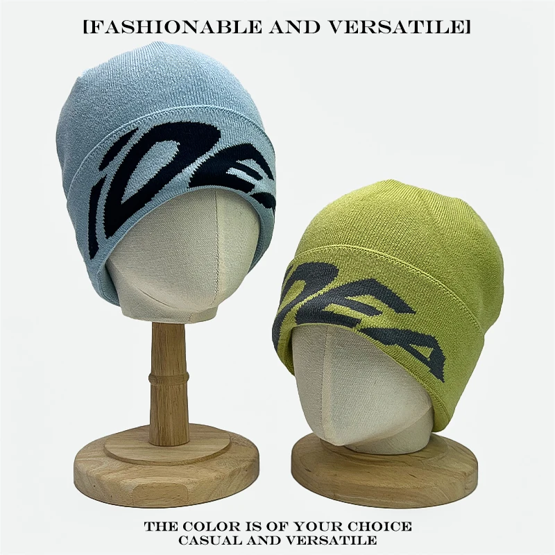 دافئ بسيط موضة سكيت بيني تسلق تنوعا ins جديد الرجال النساء الأمريكية في الهواء الطلق الجاكار iDEA رسائل الصوف قبعات منسوجة