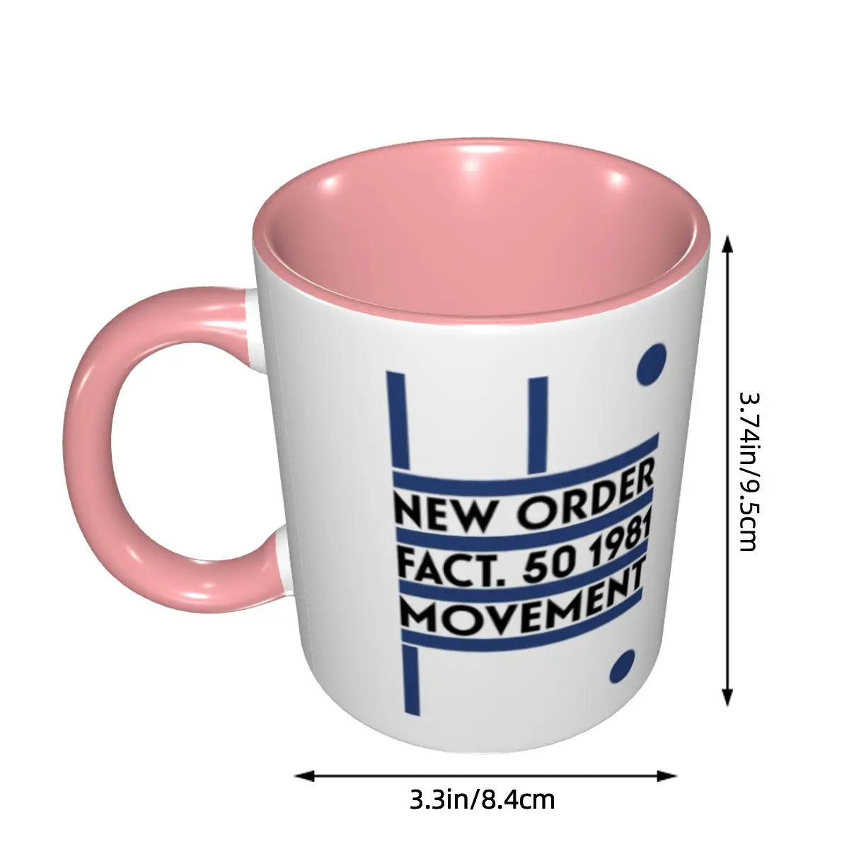 New Order Movement Mug Funny Ceramic Coffee Cups Tea Mugs Milk Cup Drinkware Gift for Friends DIY Custom