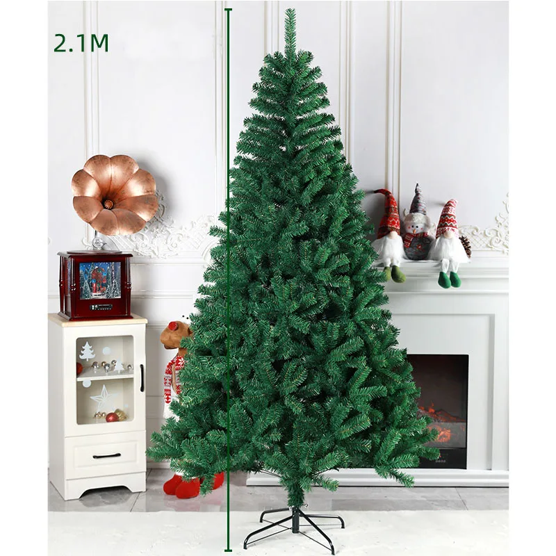 

120-240cm Encrypt PVC Christmas Tree for Outdoor Decoration Christmas Supplies for Large Shopping Mall New Decor