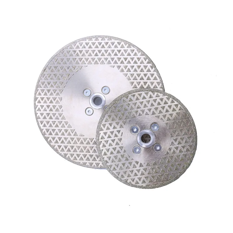 

230mm electroplated diamond saw blade with flange for cutting marble, porcelain, granite etc