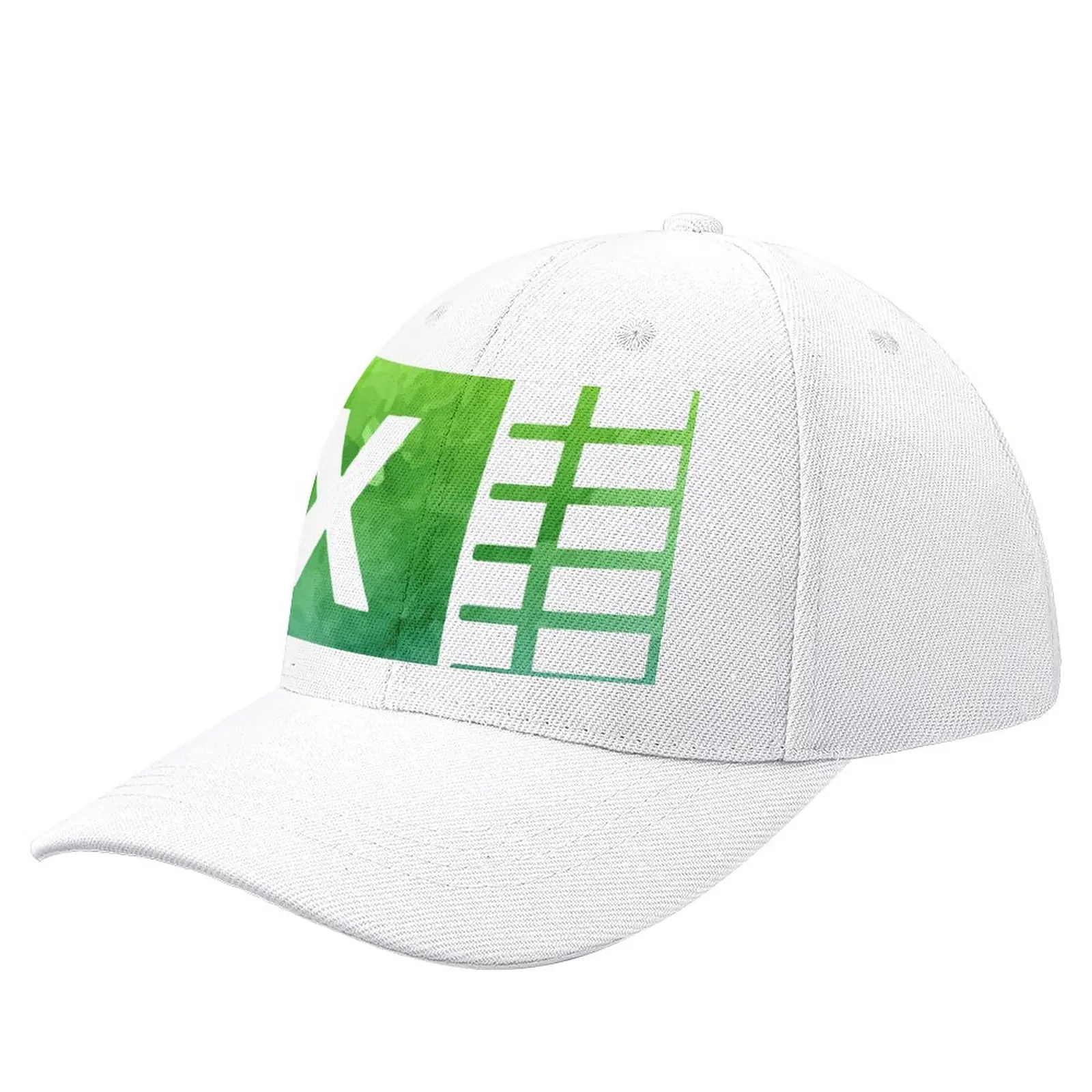 

Watercolor Excel Logo Baseball Cap black Christmas Hats Caps Male Women'S