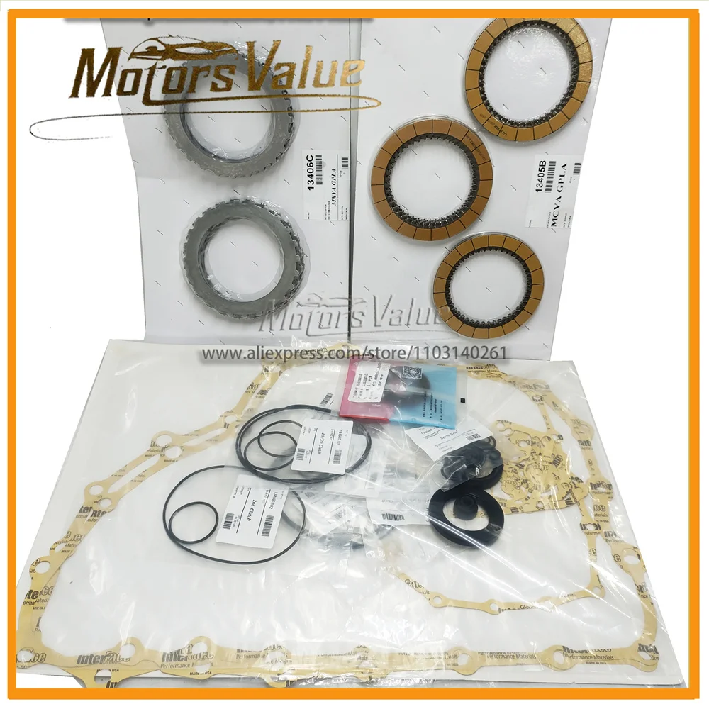 MRVA MCVA BZKA MZKA CRV RD5 MKYA GPLA RD7 Transmission Master Rebuild Kit Seals Friction Steel Kit For HONDA 4/5 Speed