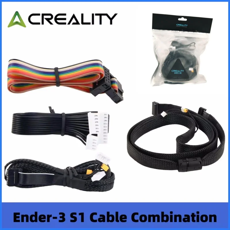 �y�Z�[�����z���� Creality 3D �v�����^�[ Ender-3 S1 �P�[�u���g�ݍ��킹�p�b�P�[�W �X�N���[���P�[�u���A�t���b�g�P�[�u���A���[�^�[���~�b�g�P�[�u�� 3D �v�����^�[�A�N�Z�T���[