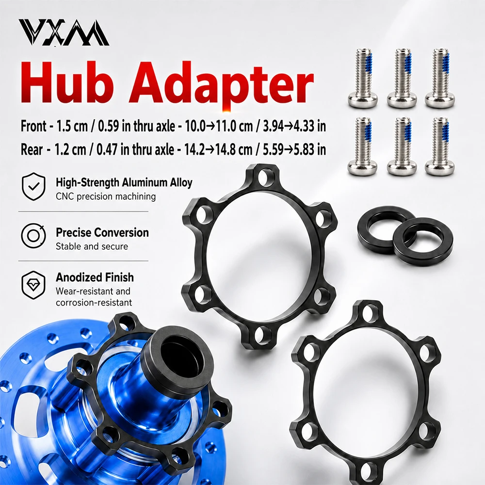 Dynamo Hub Front - Neue Boost-Hinterradnabe kompatibel mit 100/110 Vorderradgabeln