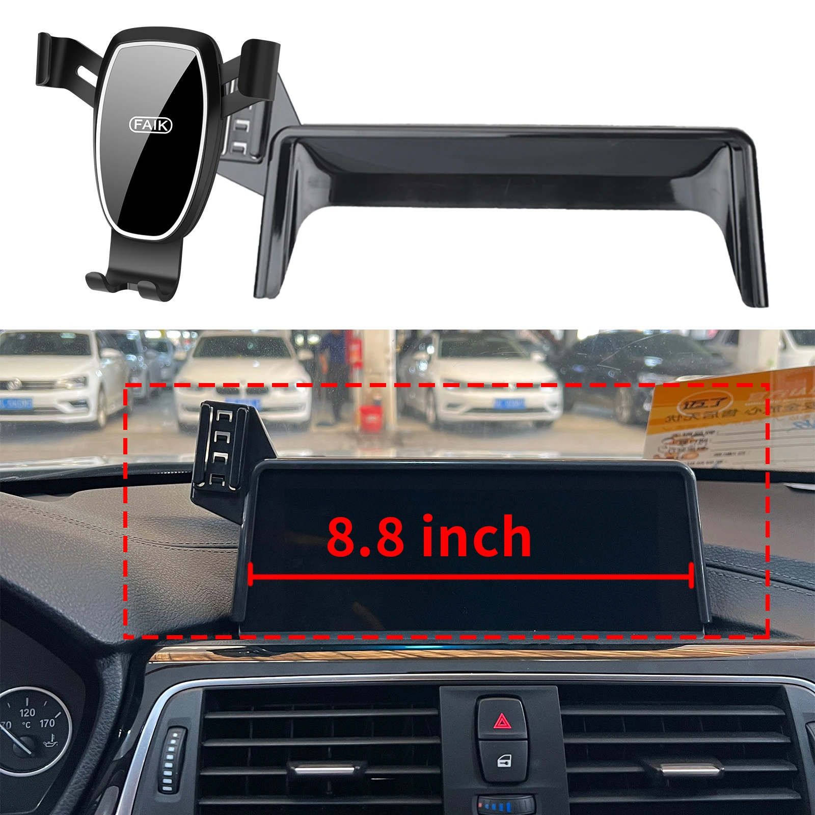 

fit for BMW 3 Series 2012 2013 2014-2019 (8.8in) Navigation Bracke Screen Base Phone Holder Mount Car ​​accessoires